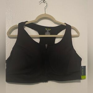 Front Zip Sports Bra NEW 2X